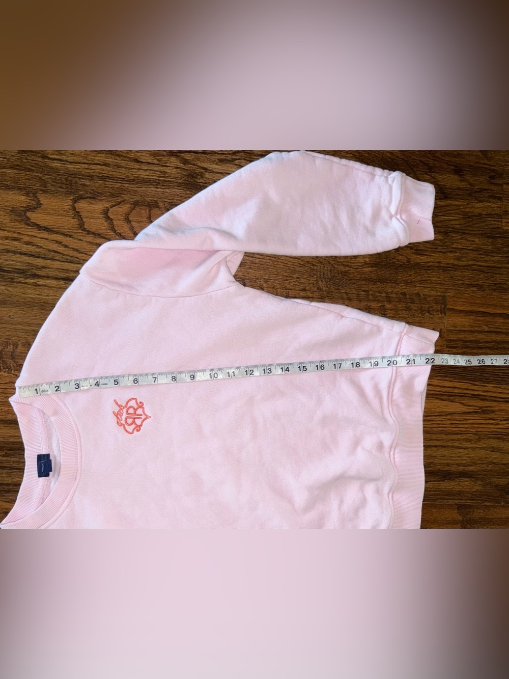 Roller Rabbit X Target pink crewneck sweatshirt with embroidered RR logo size M - Picture 5 of 7